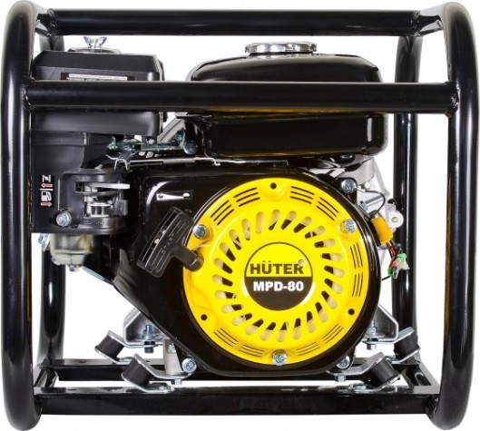 Мотопомпа бензиновая HUTER MPD- 80 для грязной воды [70/11/4]