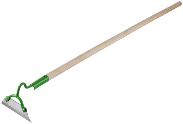 Мотыга РОСТОК 150х50х1290 мм из нержавеющей стали с черенком [421573]
