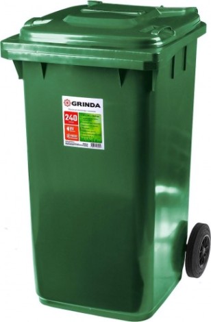 Мусорный контейнер GRINDA 240 литров с колесами [3840-24]