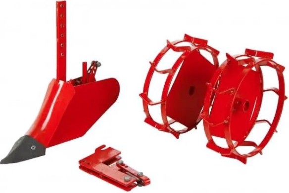 Набор для окучивания DDE для DDE "Эльф" (сцепка, окучник, колеса) [43.55.10-29.25.55-30.0420]