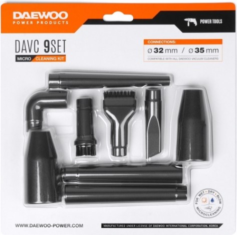 Набор микронасадок для пылесоса DAEWOO DAVC 9 SET