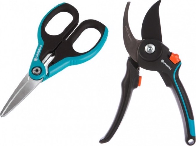 Набор садовый GARDENA 12200-20.000.00 Комплект: Секатор B/M + ножницы Шнип-Шнап