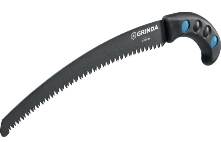 Ножовка по дереву GRINDA GS-6 для быстрого реза сырой древесины, 320 мм [151853]