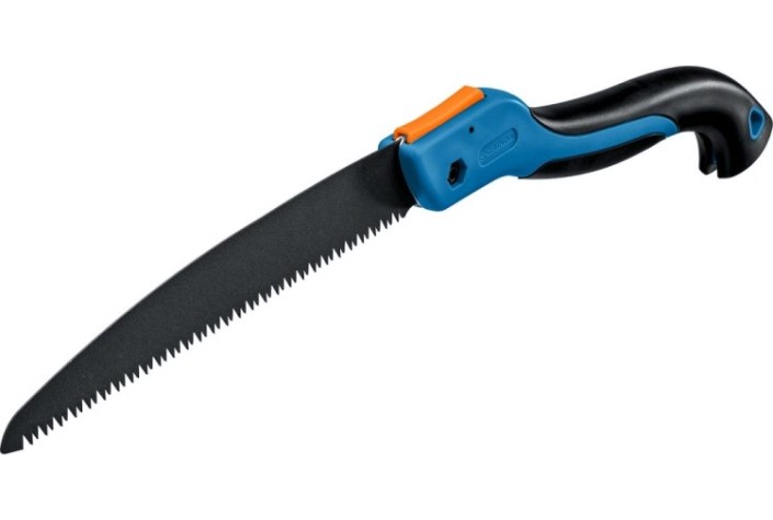 Ножовка по дереву GRINDA GS-7 для быстрого реза сырой древесины, 250 мм [151881]