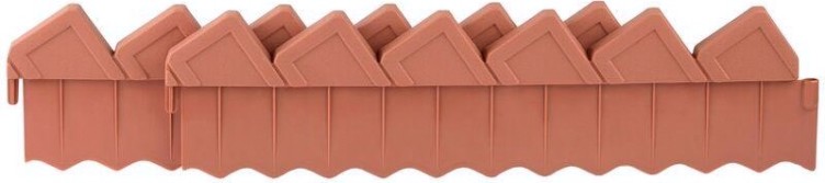 Ограждение GRINDA для клумб, цвет коричневый, 2 секции 8-422303 [8-422303]