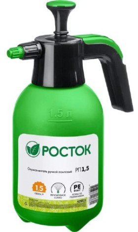 Опрыскиватель РОСТОК РП-1.5 1,5 л, ручной, помповый, колба из полиэтилена [425073]