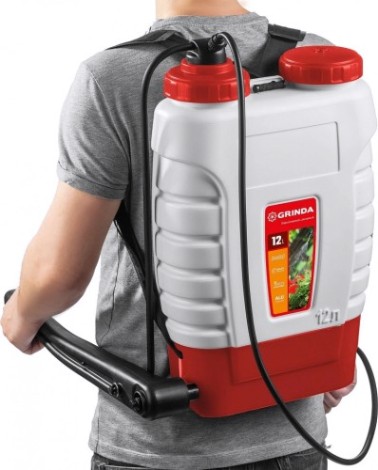 Опрыскиватель ручной GRINDA KS-12 12 л, с телескопическим алюминиевым удлинителем [425217]