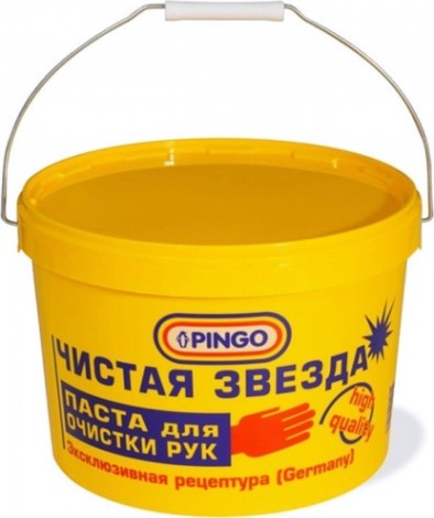 Паста очищающая для рук Pingo Чистая Звезда, ведро 11 л [85010-0]