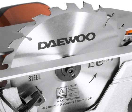 Пила циркулярная сетевая DAEWOO DAS 1900-210