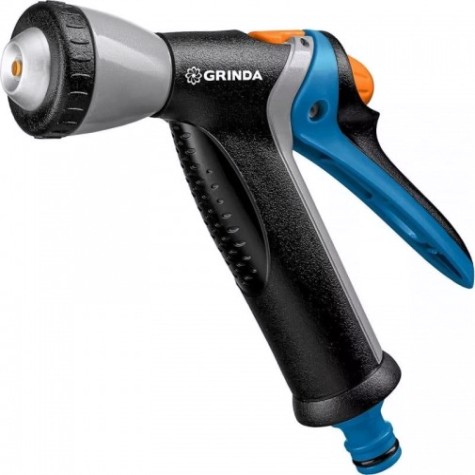 Пистолет для полива GRINDA BM-R proline плавная регулировка, курок сзади, металлич [8-427311_z02]