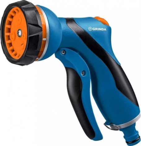Пистолет для полива GRINDA F-7 proline 7 режимов, курок спереди, двухкомп. с регу [429120]