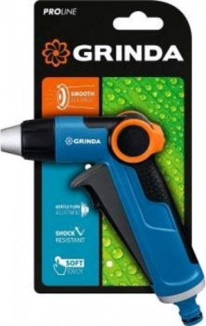 Пистолет для полива GRINDA X-R proline, плавная регулировка, курок спереди, двухк [8-427113_z02]