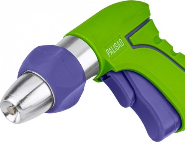 Пистолет для полива PALISAD 652525 регулируемый, металлический корпус Пистолет для полива PALISAD 652525 регулируемый, металлический корпус