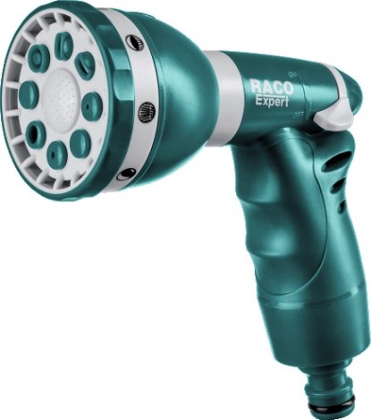 Пистолет для полива RACO 484C 8 режимов, пластиковый с TPR [4255-55/484C]