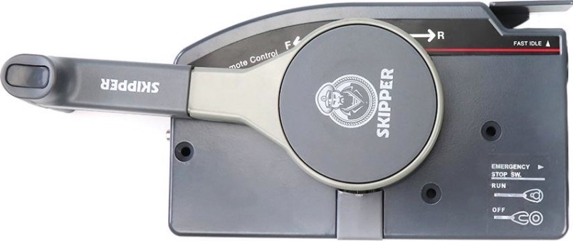 Пульт ДУ SKIPPER для Yamaha 703, без проводки, без кнопки трима, без замка зажигания, тянет газ [SK703-48230-12-20]