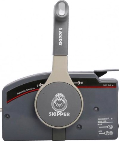 Пульт ДУ SKIPPER для Yamaha 703, без проводки, без кнопки трима, без замка зажигания, тянет газ [SK703-48230-12-20]