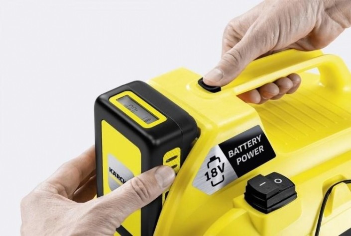 Пылесос аккумуляторный KARCHER WD 1 Compact Battery (1.198-300.0), без АКБ и З/У [1.198-300.0]