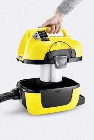Пылесос аккумуляторный KARCHER WD 1 Compact Battery (1.198-300.0), без АКБ и З/У [1.198-300.0]