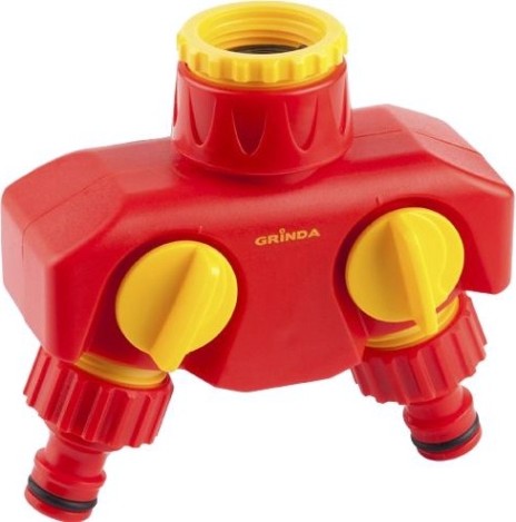 Распределитель 2-х канальный GRINDA 1/2"-3/4" 8-426312 [8-426312_z02]
