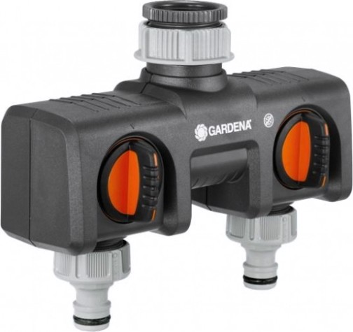 Распределитель GARDENA 1" двухканальный 08193-20.000.00 [08193-20.000.00]