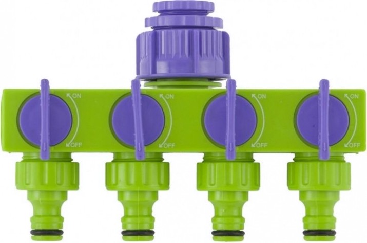 Распределитель PALISAD 1/2" - 3/4" четырехканальный 66425 [66425]