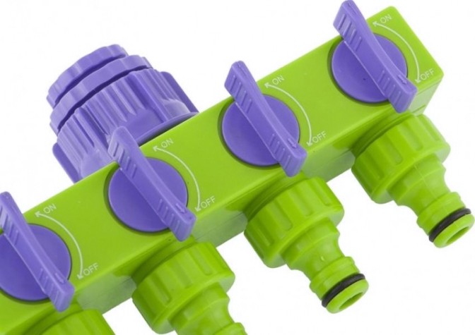 Распределитель PALISAD 1/2" - 3/4" четырехканальный 66425 [66425]