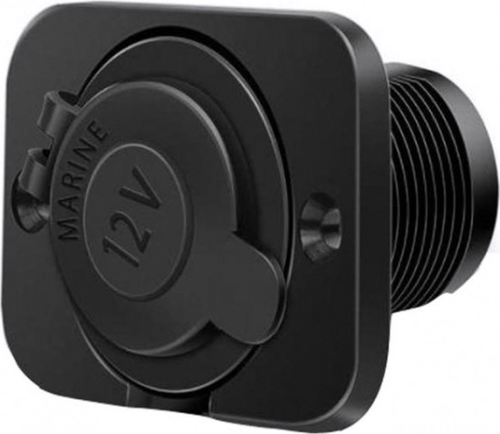 Разъем прикуривателя SKIPPER SK-DS1211 на панели, врезной, черный