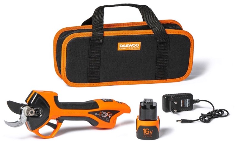Секатор аккумуляторный DAEWOO DAGP 3216Li SET