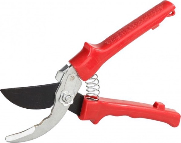 Секатор GRINDA комбинированным рельефным лезвием диаметр реза - 15 мм, 220 мм [40212_z01]