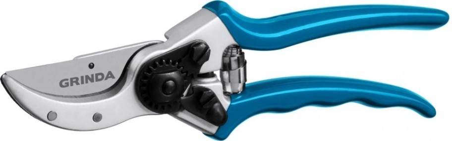 Секатор GRINDA PRO Line P-23 алюминиевые кованые рукоятками, 210 мм [423423]