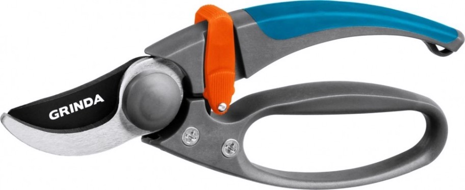 Секатор GRINDA PRO Line P-57 двухкомпонентные рукоятки, с эфесом 210 мм [423457]