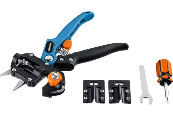 Секатор GRINDA PROLine P-88 прививочный, 210 мм [423488]