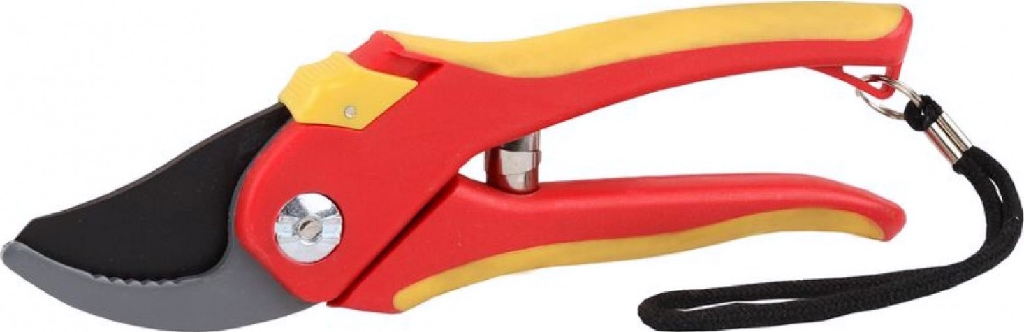 Секатор GRINDA с 2 - комп. ручками диаметр реза - 15 мм, 205 мм [8-423102_z01]