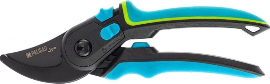 Секатор PALISAD 604 795 прямого реза, 225 мм, регулировка захвата, luxe [604795]