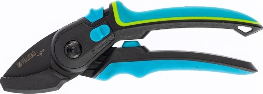Секатор PALISAD 604 805 с наковальней, 220 мм, регулировка захвата, трехко [604805]