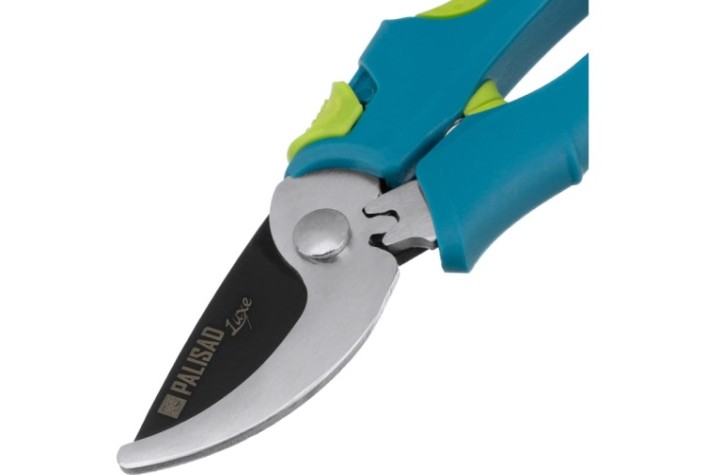 Секатор PALISAD LUXE 60477 прямого реза, 215 мм, двухкомпонентные рукоятки [60477]