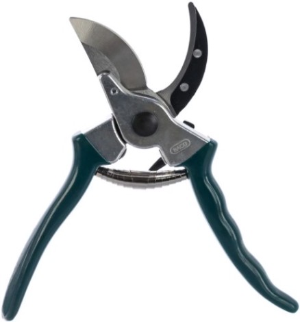 Секатор RACO 140С с алюминиевыми рукоятками, плоскостной, 205 мм [4206-53/140C]