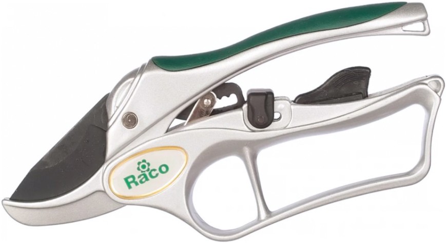 Секатор RACO 150C с алюминиевыми рукоятками, с эфесом, контактный, 2 [4206-53/150C]