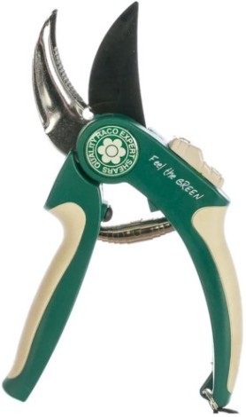 Секатор RACO 177S с двухкомпонентными рукоятками, плоскостной, 205 м [4206-53/177S]