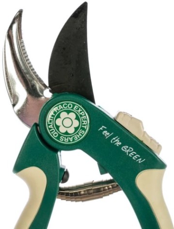 Секатор RACO 177S с двухкомпонентными рукоятками, плоскостной, 205 м [4206-53/177S]