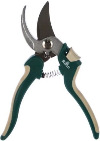 Секатор RACO CS181 с двухкомпонентными рукоятками, плоскостной, 210мм [4206-53/CS181]