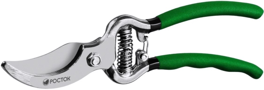 Секатор РОСТОК PC-15 цельнокованый, плоскостной, 200 мм [423005_z01]
