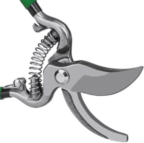 Секатор РОСТОК PC-19 цельнокованый, с овальными рукоятками, плоскостной [423006]