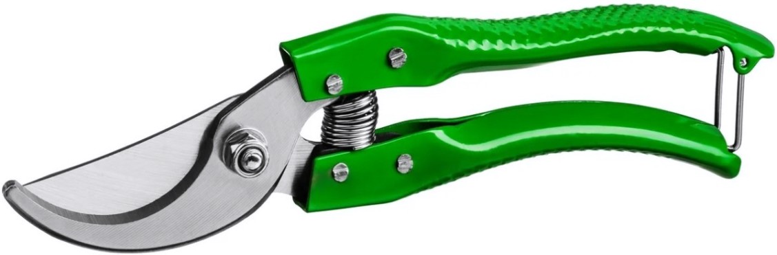 Секатор РОСТОК PC-25 со стальными эргономичными рукоятками, плоскостной [423009]