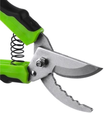 Секатор РОСТОК PC-55 с двухкомпонентными рукоятками, плоскостной, 220 м [40203_z02]