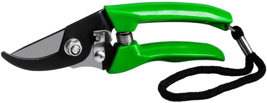 Секатор РОСТОК PC-71 компактный, с пластиковыми рукоятками, плоскостной [423015]