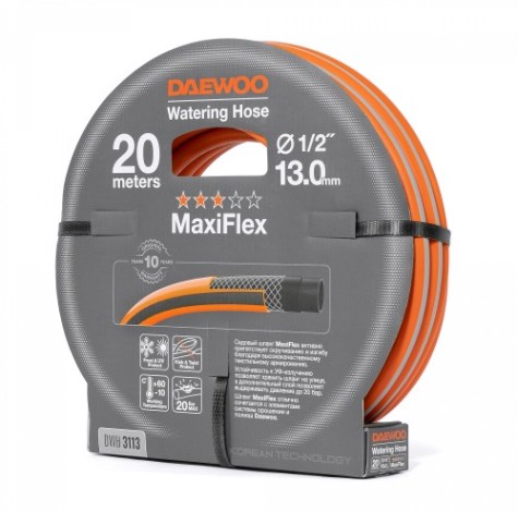 Шланг для полива DAEWOO DWH 3113 maxiflex Ø1/2" (13мм), 20 м