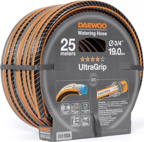 Шланг для полива DAEWOO UltraGrip 3/4" х 25 м [DWH 5134]