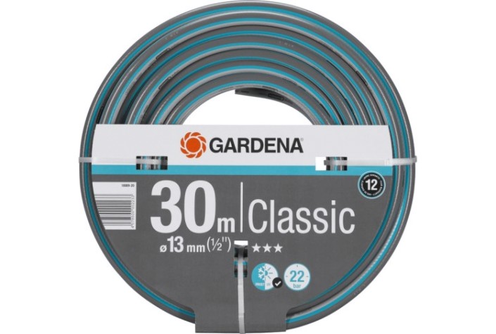 Шланг для полива GARDENA 18009-20.000.00 Classic 13 мм (1/2"), 30 м Шланг для полива GARDENA 18009-20.000.00 Classic 13 мм (1/2"), 30 м