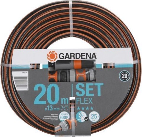 Шланг для полива GARDENA Flex 1/2" х 20 м с комплектом фитингов 18034-20.000.00 [18034-20.000.00]